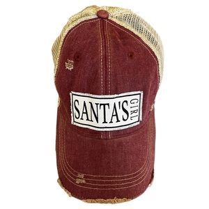 Head Most “Santa’s Girl” Adjustable SnapBack Hat